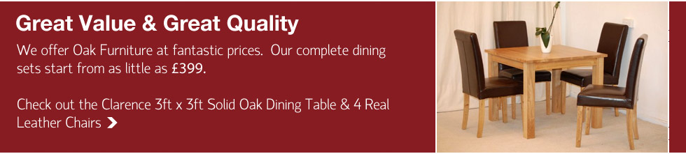 Quality Oak Furniture at Great Prices